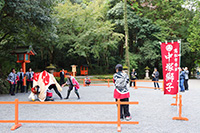 宇佐神社獅子舞奉納